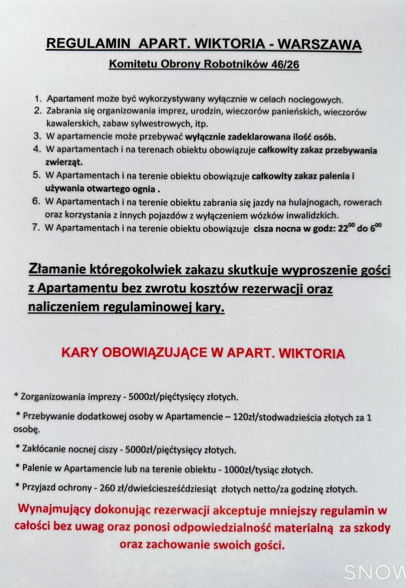 Apart Wiktoria 华沙 外观 照片